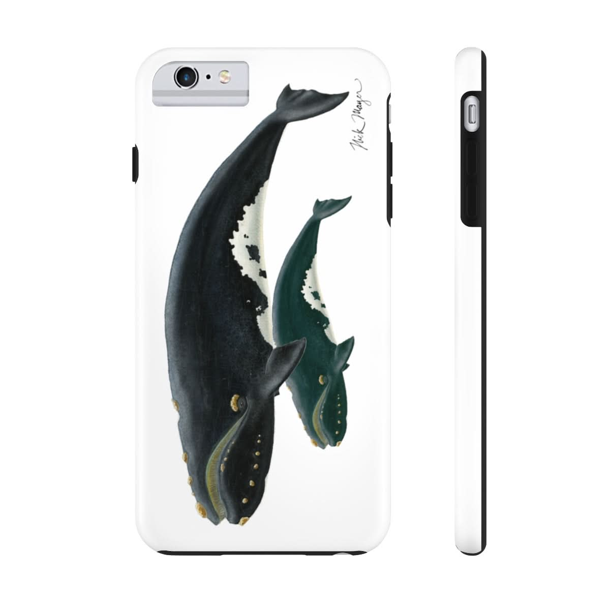 Mother & Calf Right Whale Phone Case (iPhone)