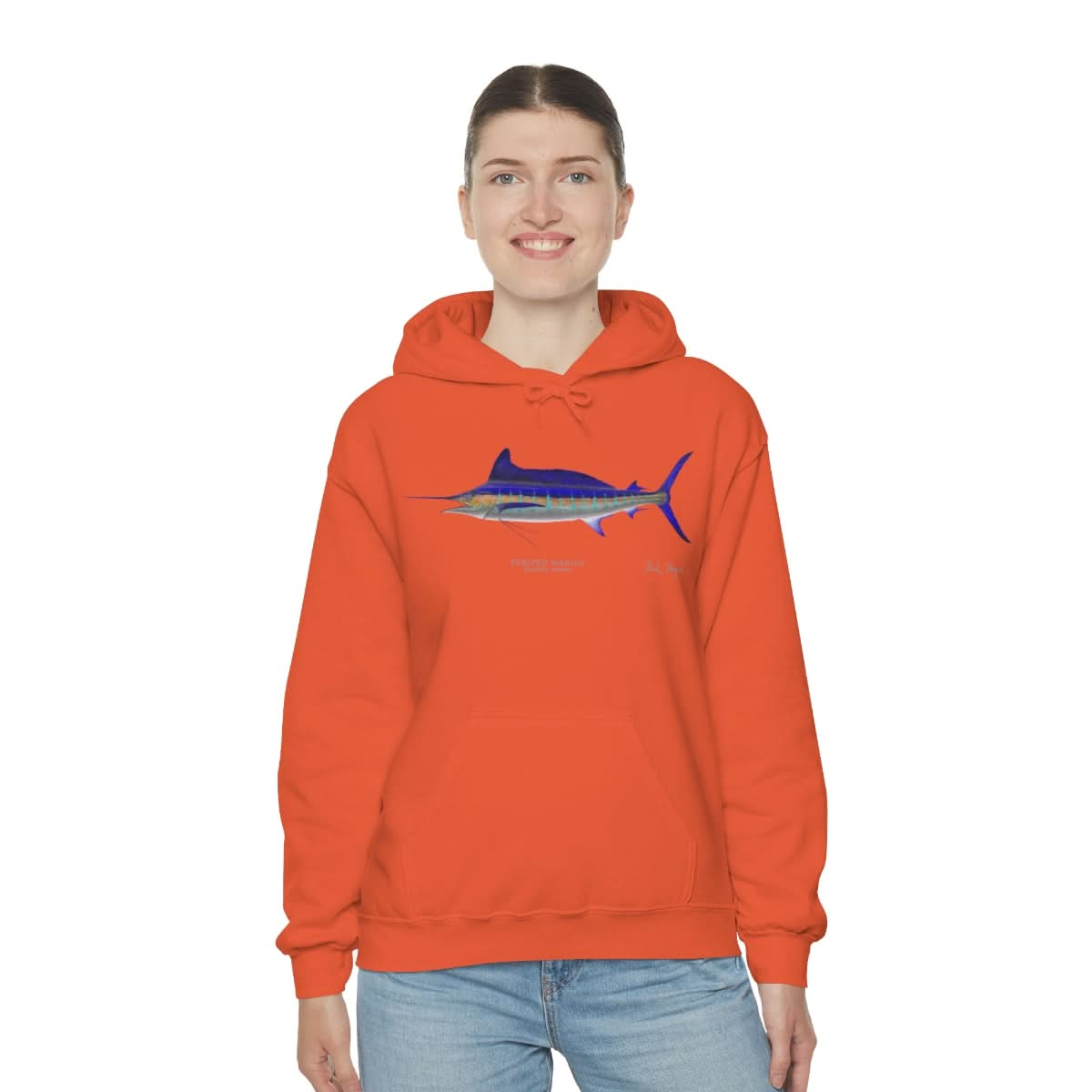 Striped Marlin Warm Hoodie