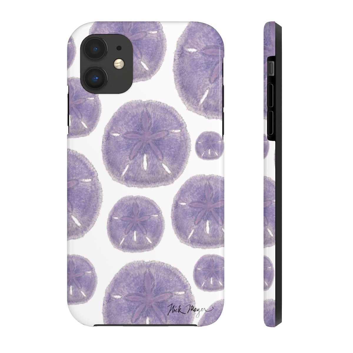 Purple Sand Dollars Phone Case (iPhone)