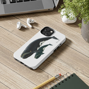 Mother & Calf Right Whale Phone Case (iPhone)
