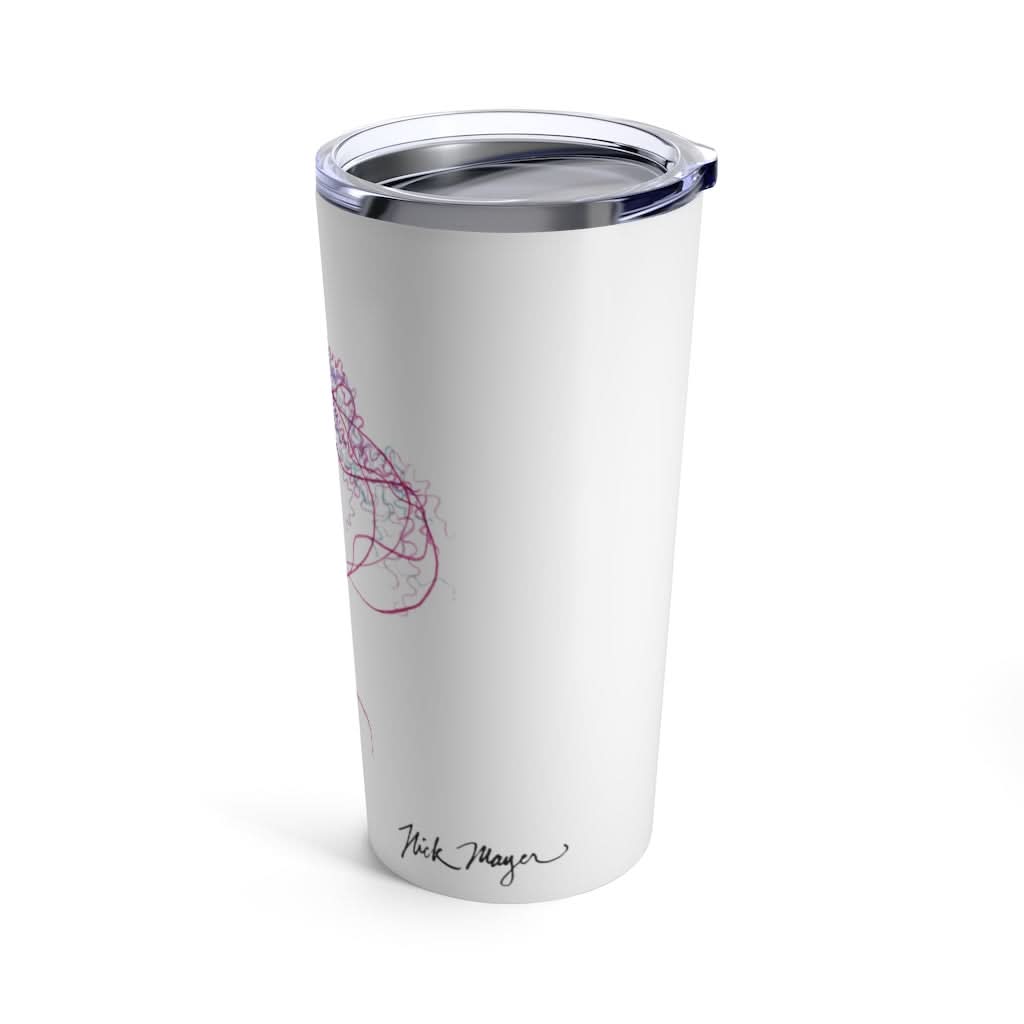 Purple Jellyfish 1, 20 oz Steel Tumbler