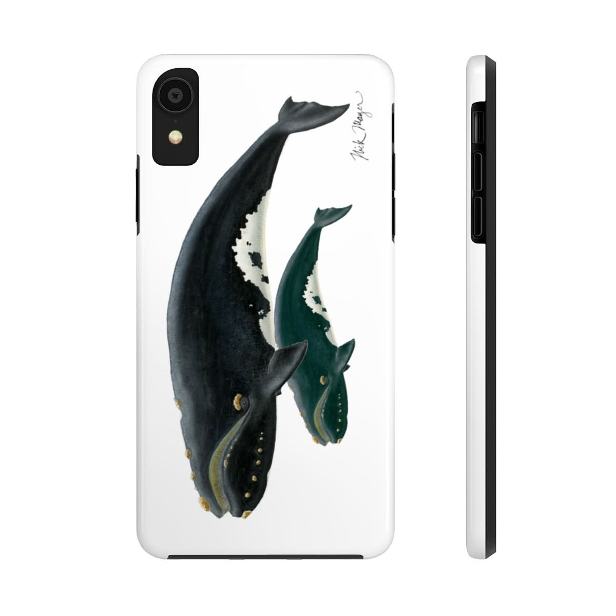 Mother & Calf Right Whale Phone Case (iPhone)