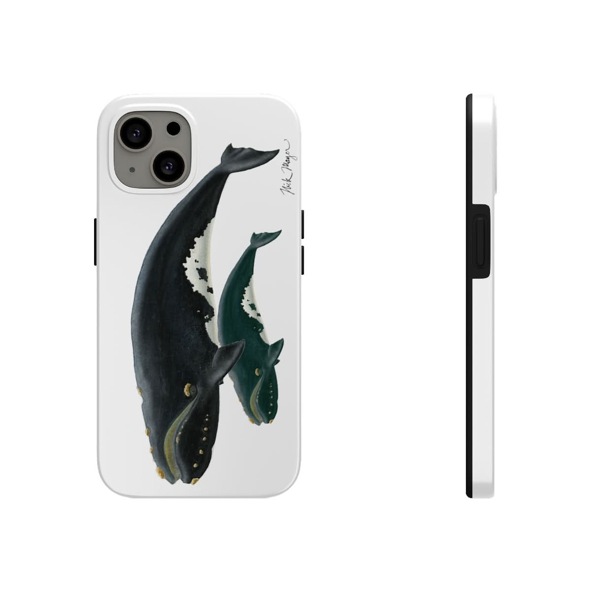 Mother & Calf Right Whale Phone Case (iPhone)