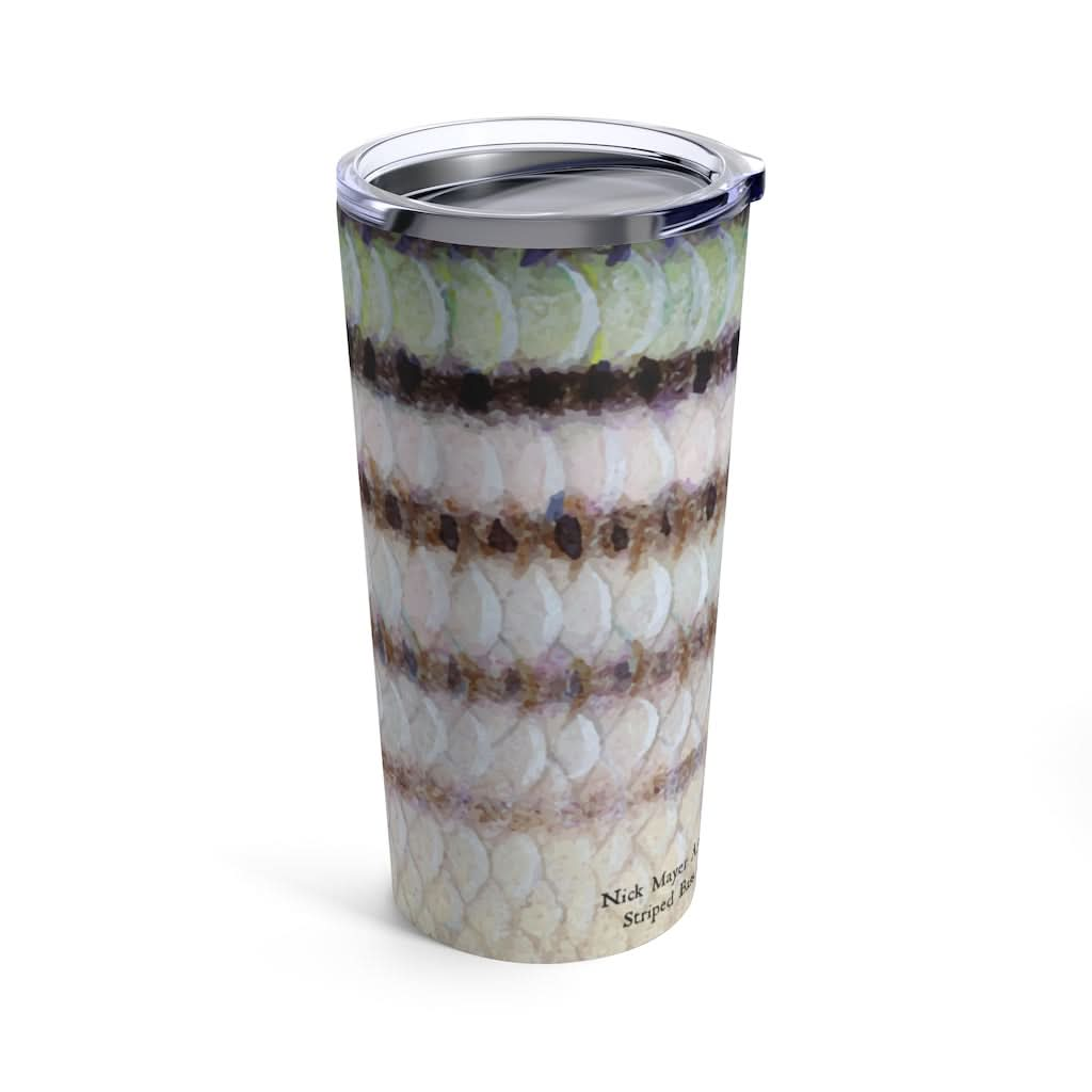 Striped Bass 3, 20 oz Steel Tumbler