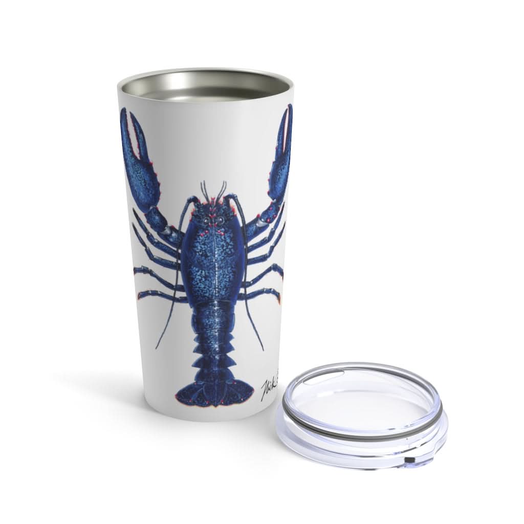 Blue Lobster 3, 20 oz Steel Tumbler