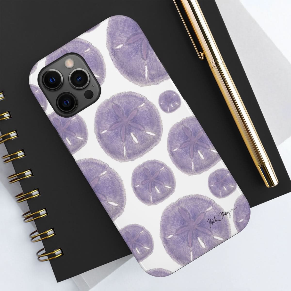 Purple Sand Dollars Phone Case (iPhone)