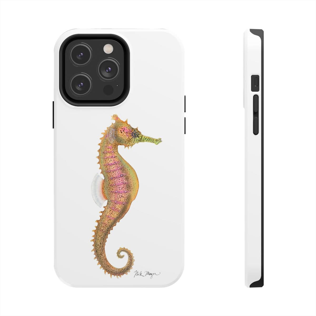 Pink Seahorse Phone Case (iPhone)