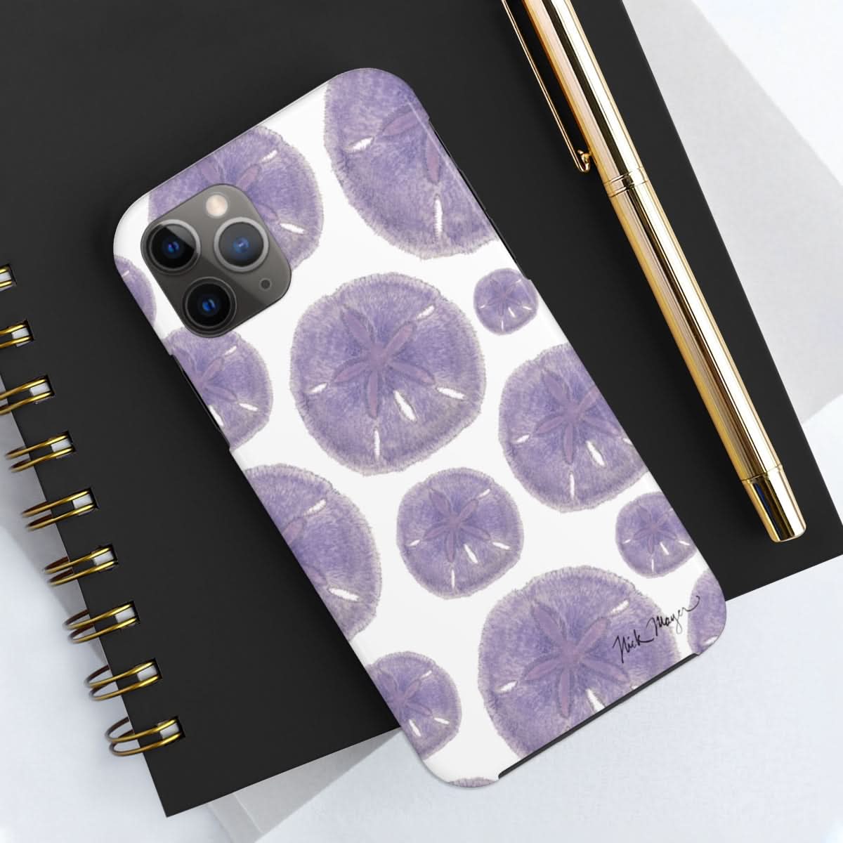 Purple Sand Dollars Phone Case (iPhone)