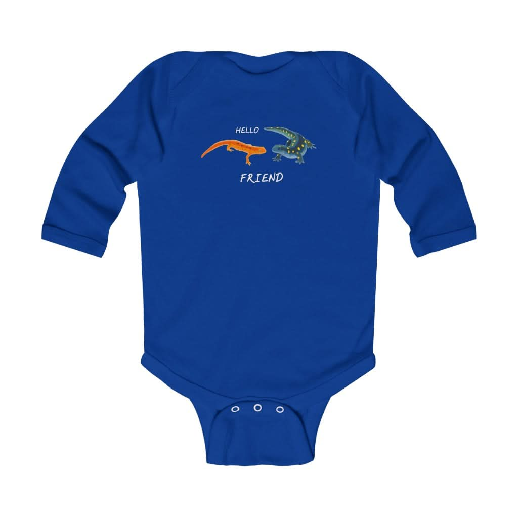 Hello Friend Infant Long Sleeve Bodysuit