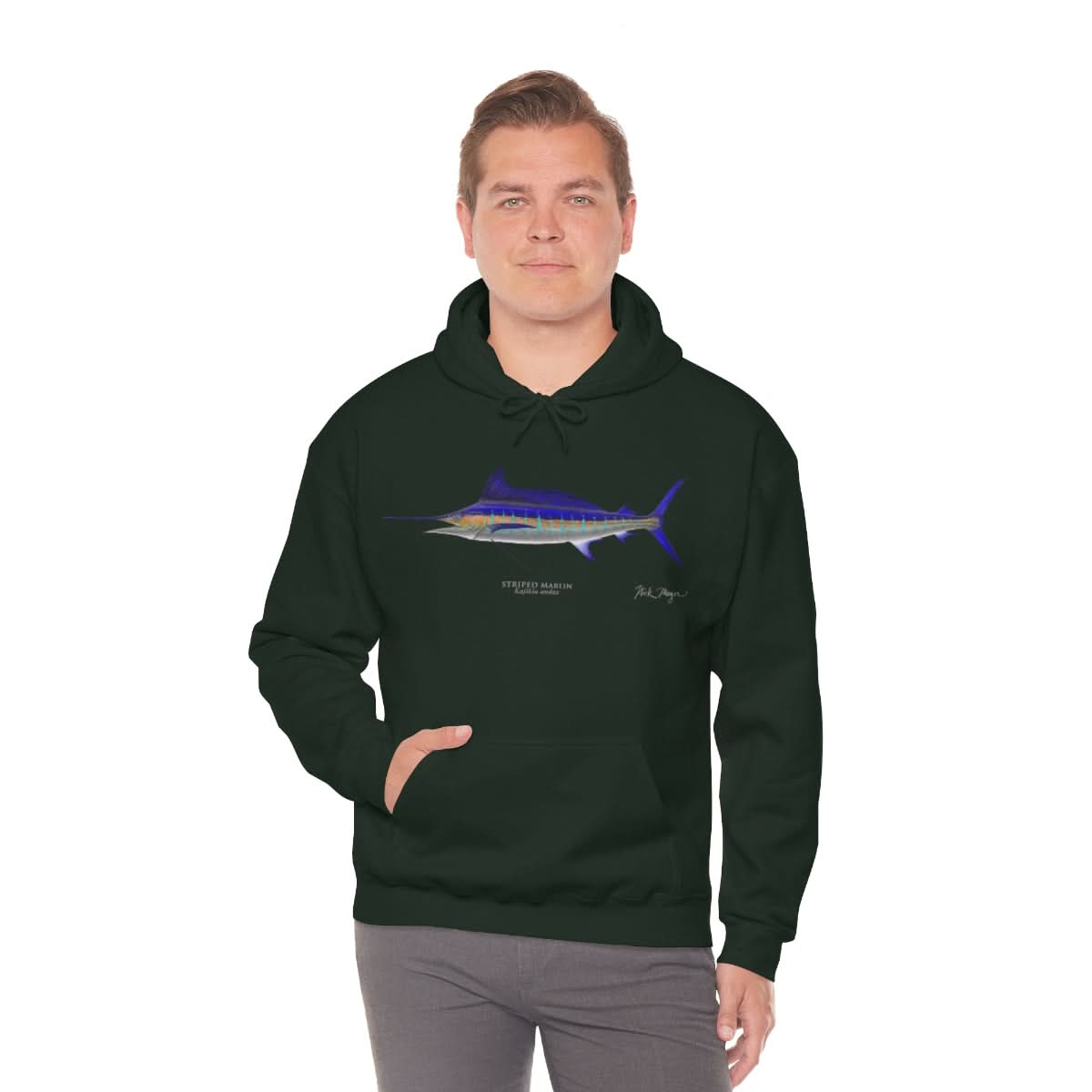 Striped Marlin Warm Hoodie