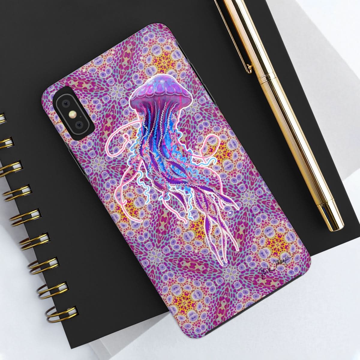 Psychedelic Jellyfish II Phone Case (iPhone)