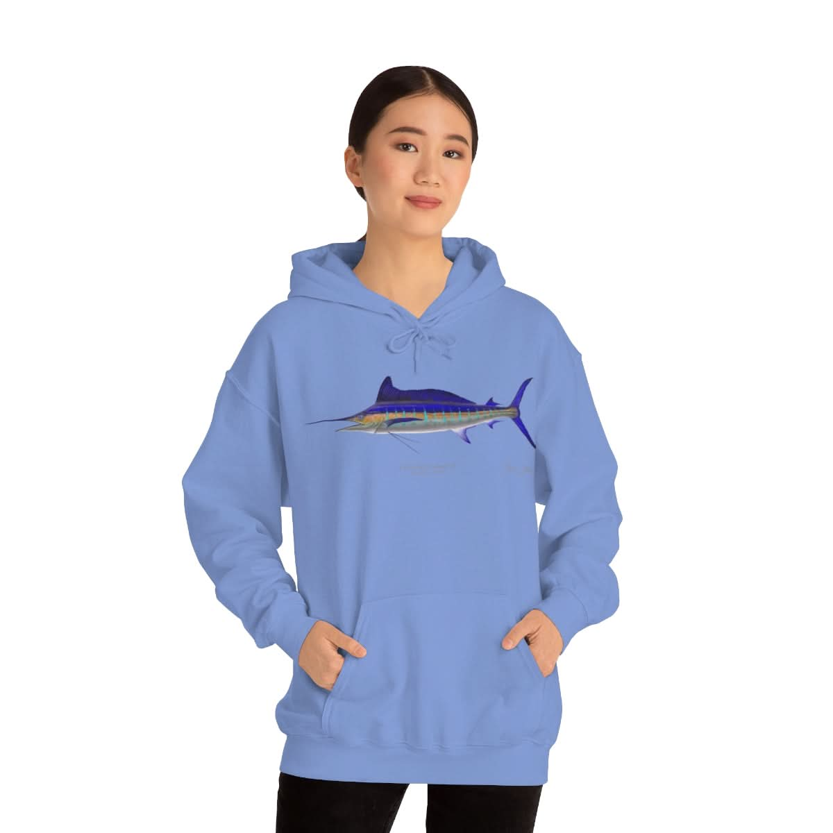 Striped Marlin Warm Hoodie