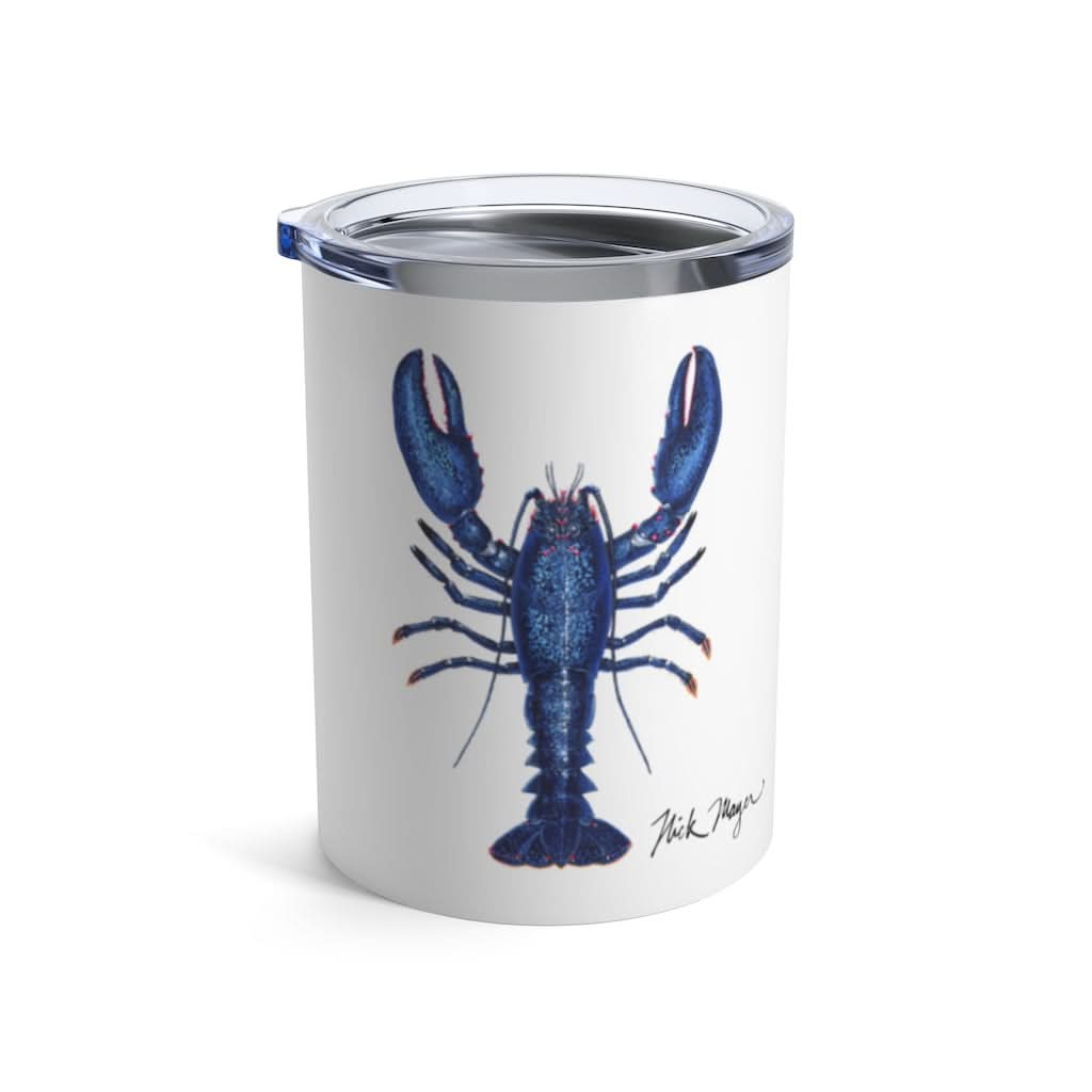 Blue Lobster 3, 10 oz Steel Tumbler