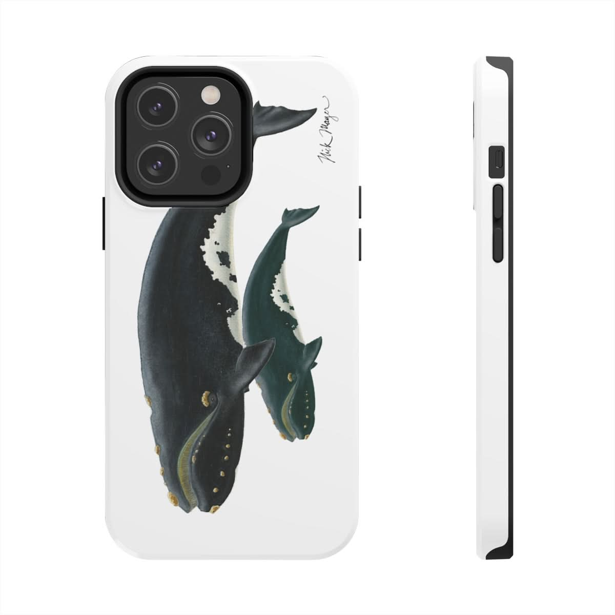 Mother & Calf Right Whale Phone Case (iPhone)