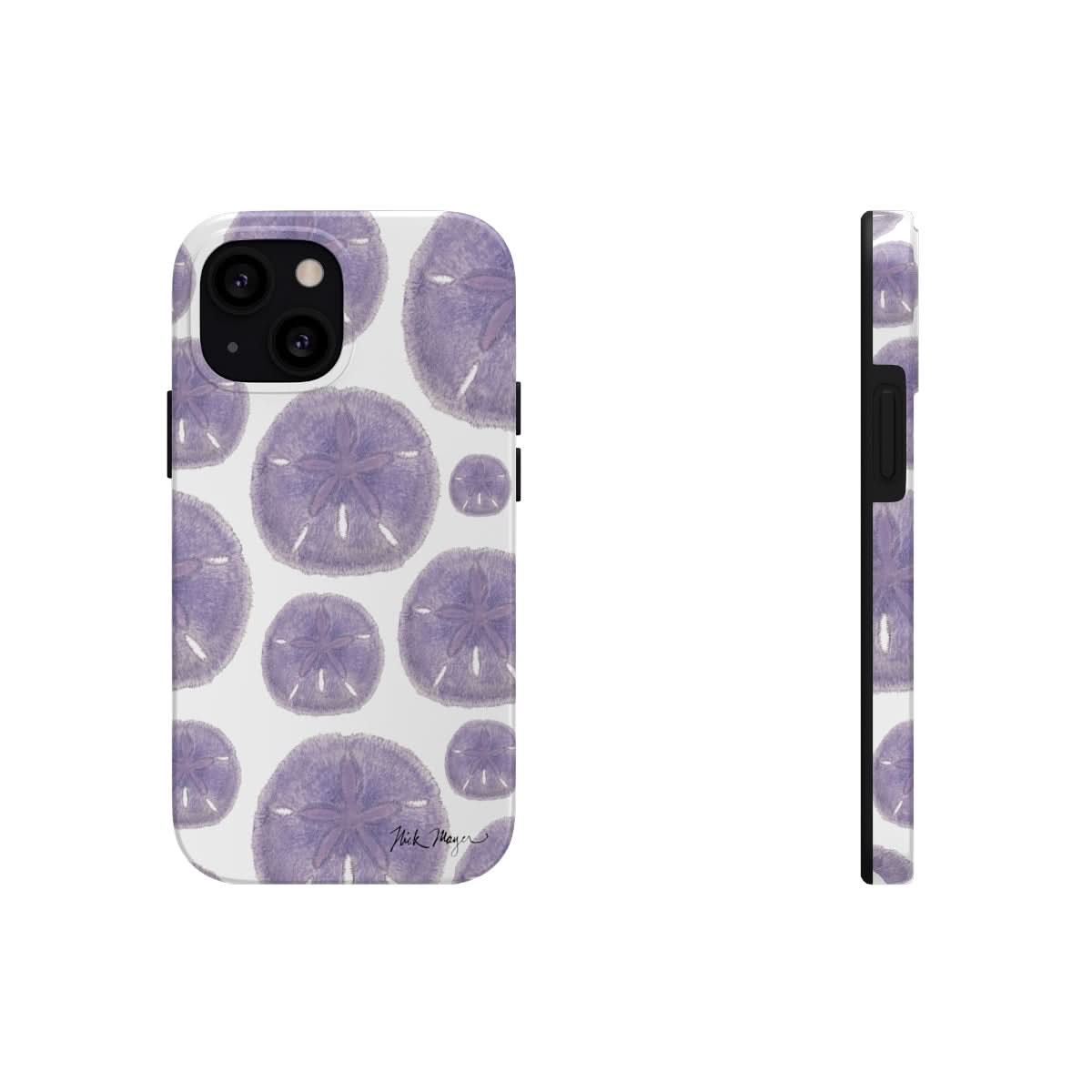 Purple Sand Dollars Phone Case (iPhone)