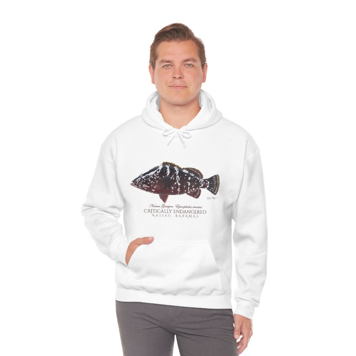 Endangered Nassau Grouper Warm Hoodie