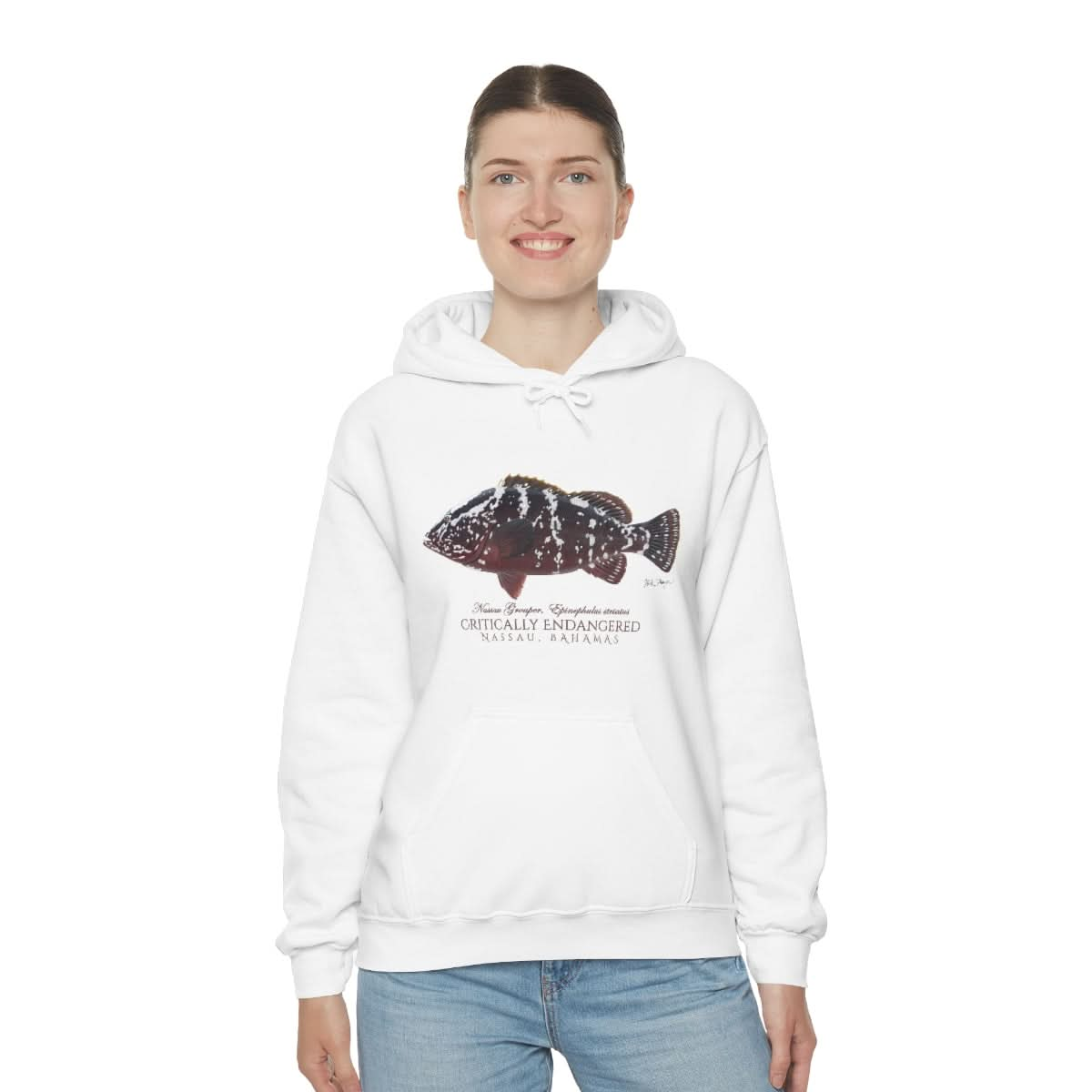 Endangered Nassau Grouper Warm Hoodie