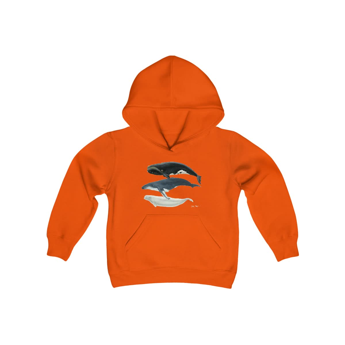 3 Whales Youth Warm Hoodie