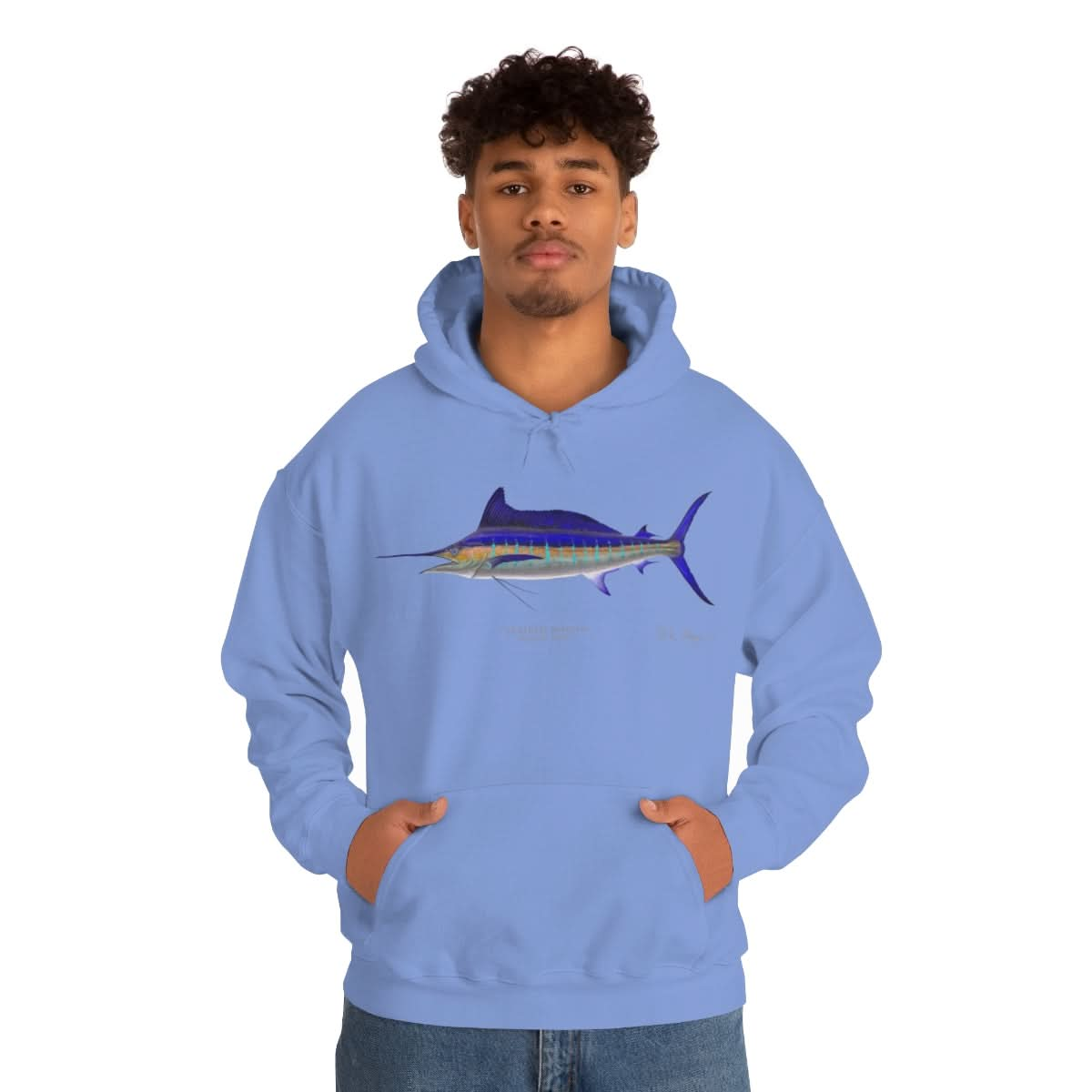 Striped Marlin Warm Hoodie