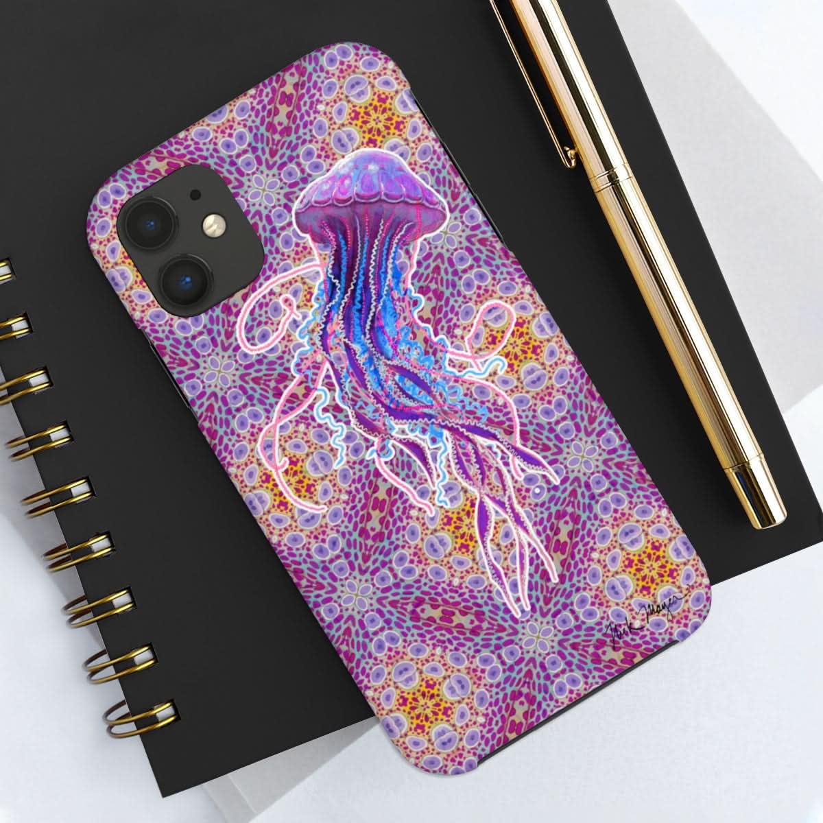 Psychedelic Jellyfish II Phone Case (iPhone)