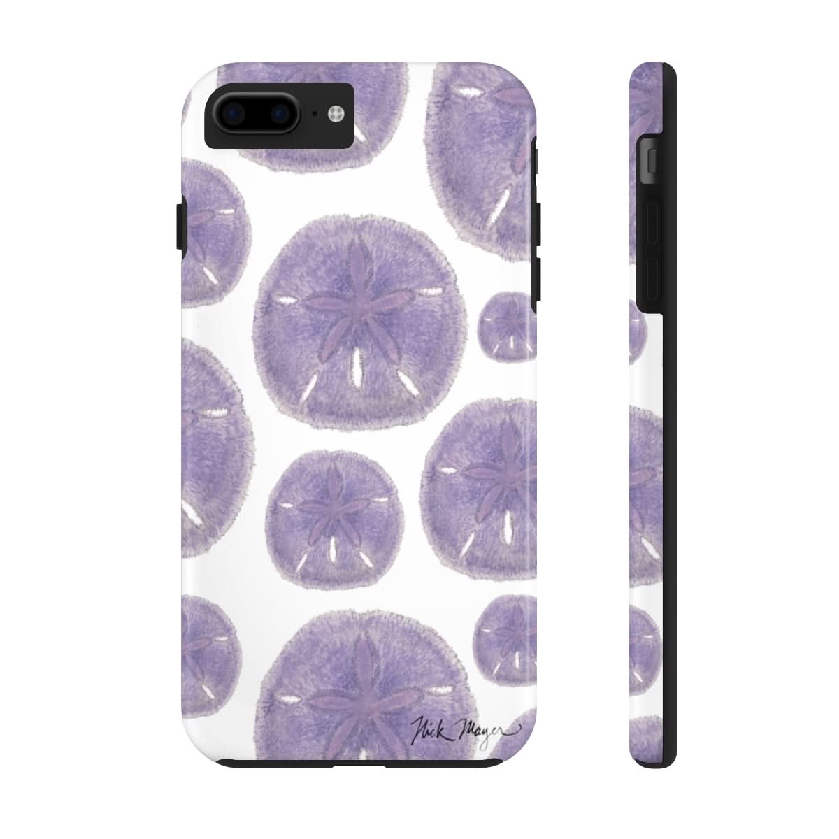 Purple Sand Dollars Phone Case (iPhone)
