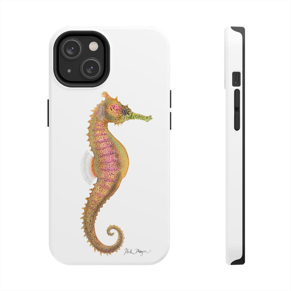 Pink Seahorse Phone Case (iPhone)