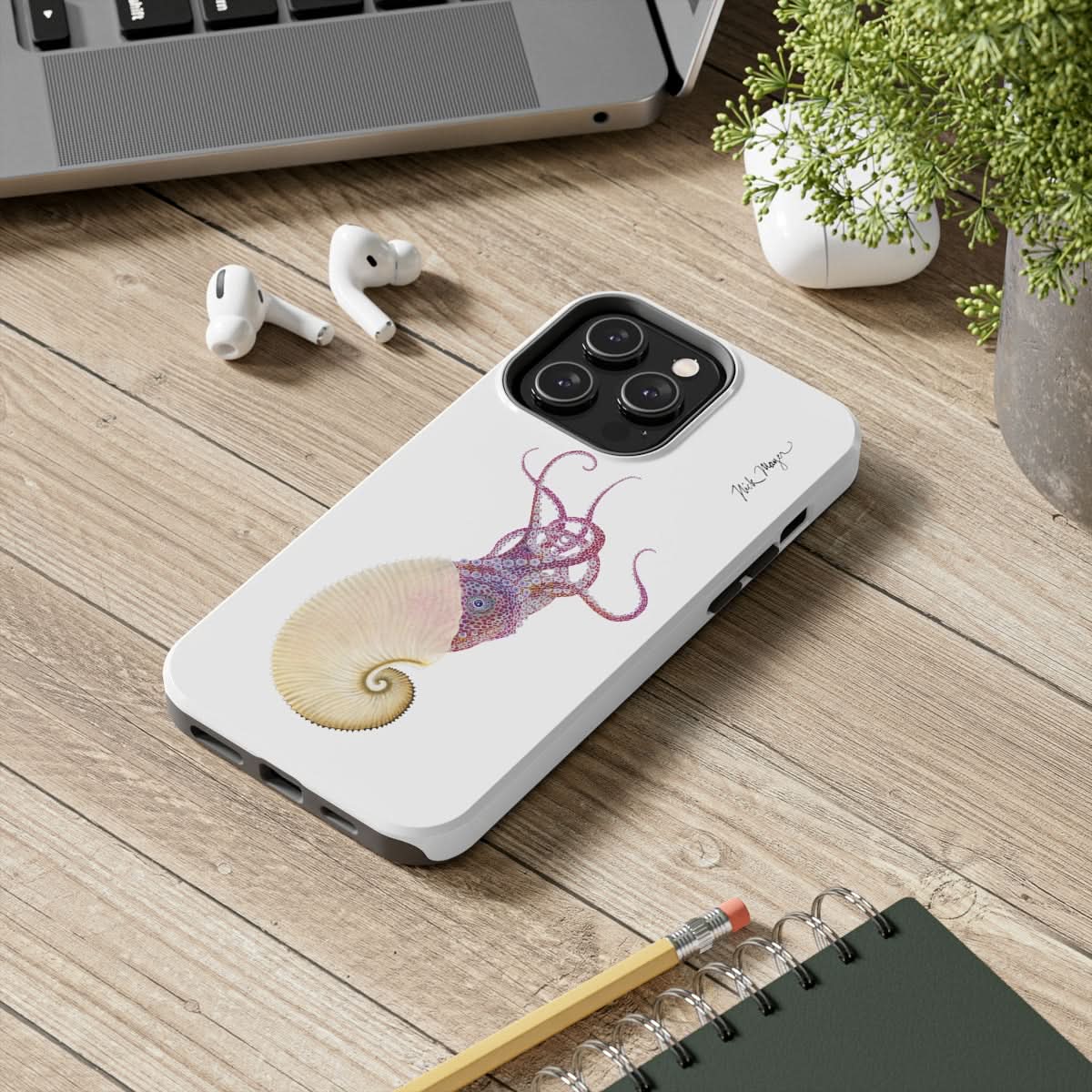 Paper Nautilus Phone Case (iPhone)