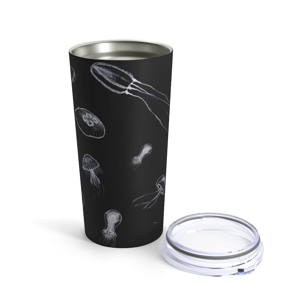 Night Jellyfish, 20 oz Steel Tumbler