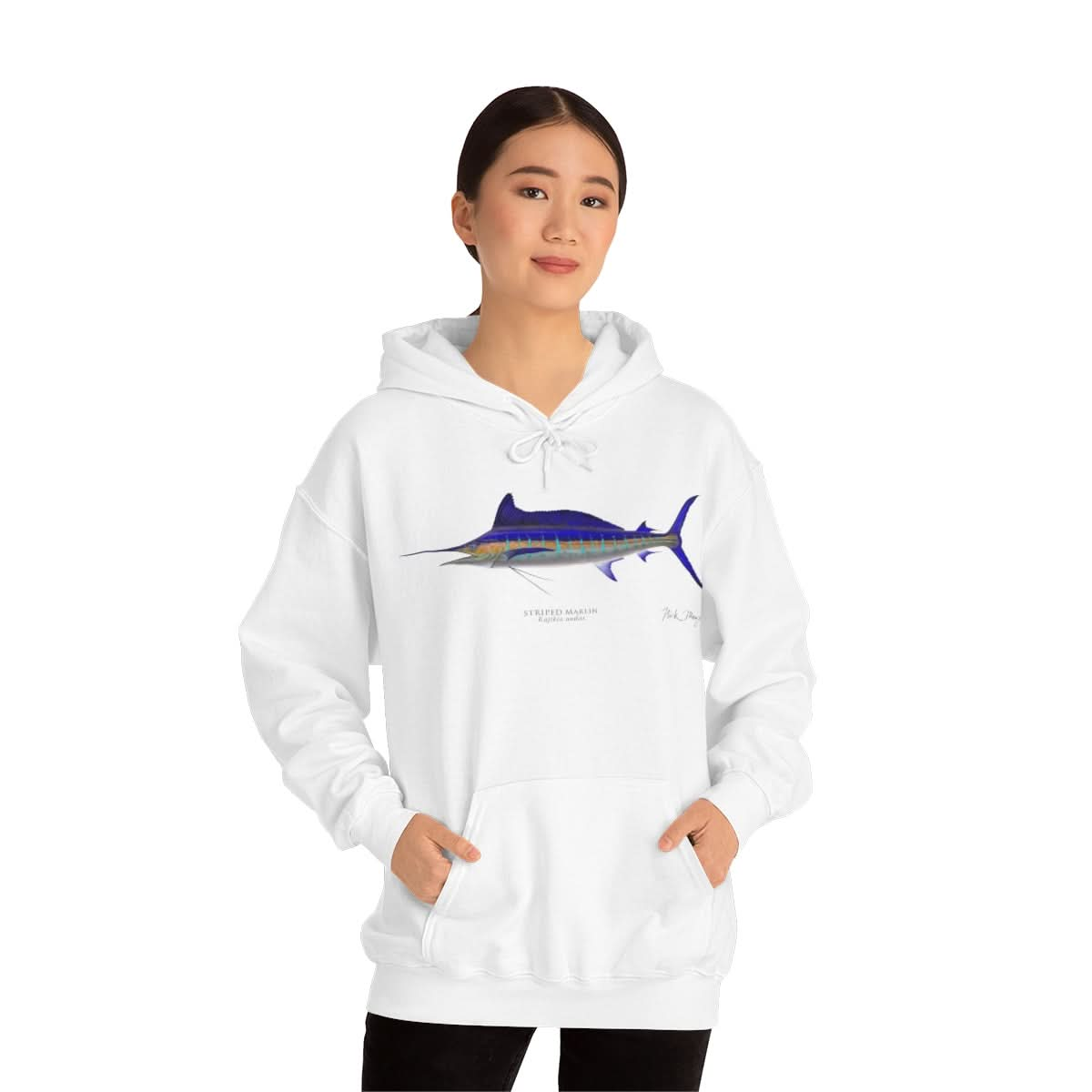 Striped Marlin Warm Hoodie