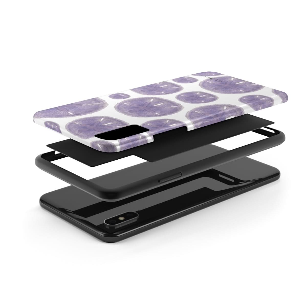Purple Sand Dollars Phone Case (iPhone)