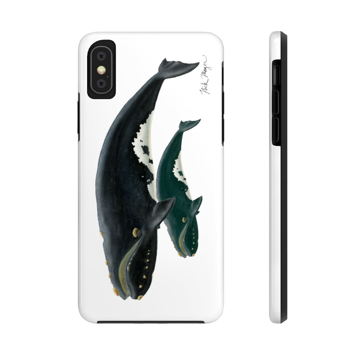 Mother & Calf Right Whale Phone Case (iPhone)