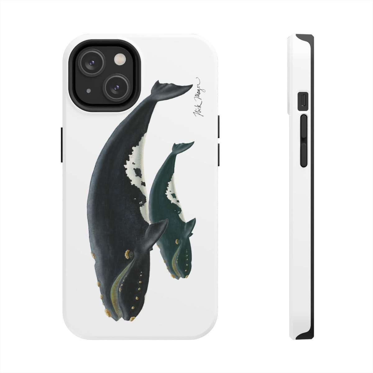 Mother & Calf Right Whale Phone Case (iPhone)