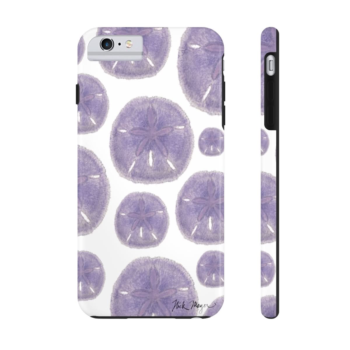 Purple Sand Dollars Phone Case (iPhone)