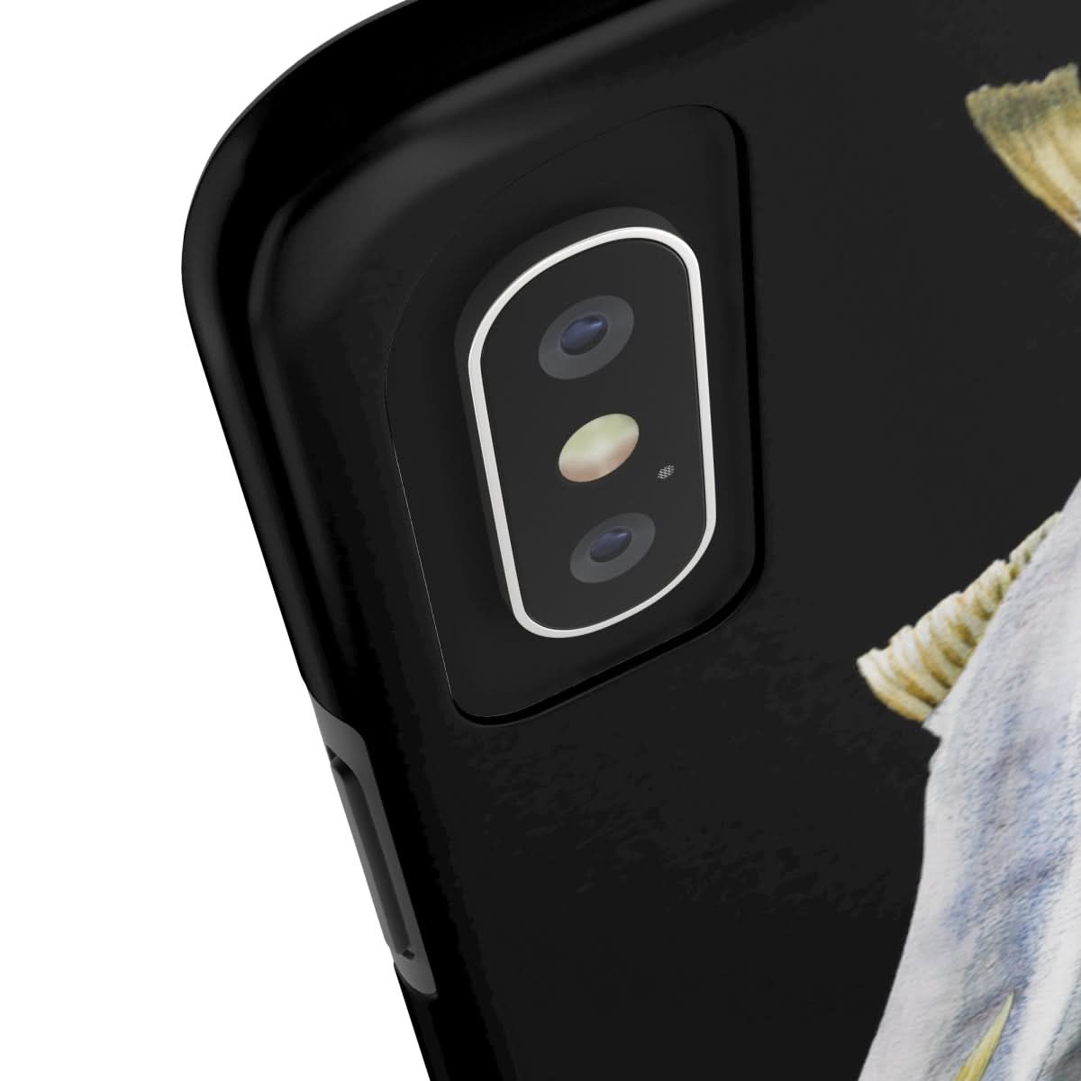 White Sea Bass Phone Case (iPhone) - black