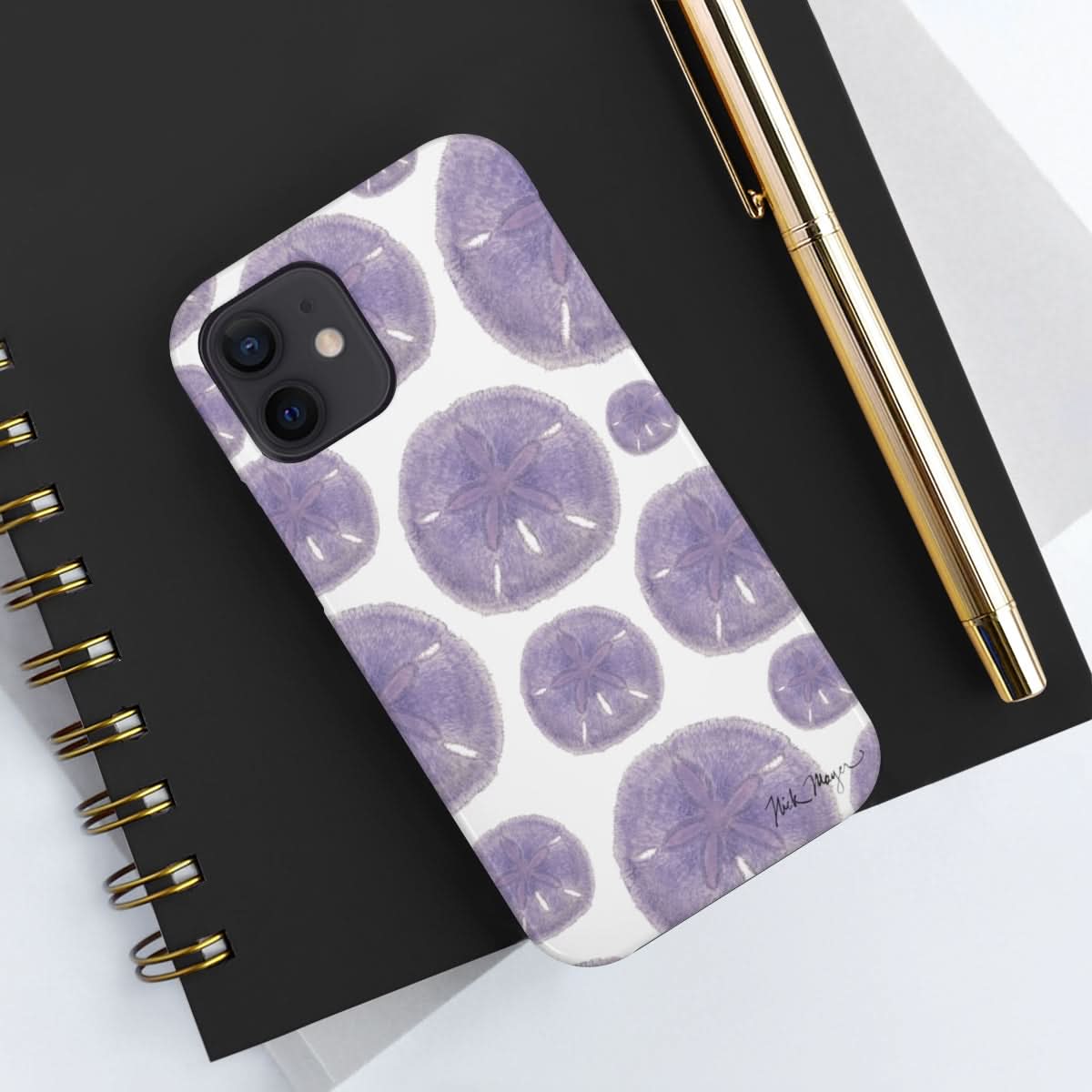 Purple Sand Dollars Phone Case (iPhone)
