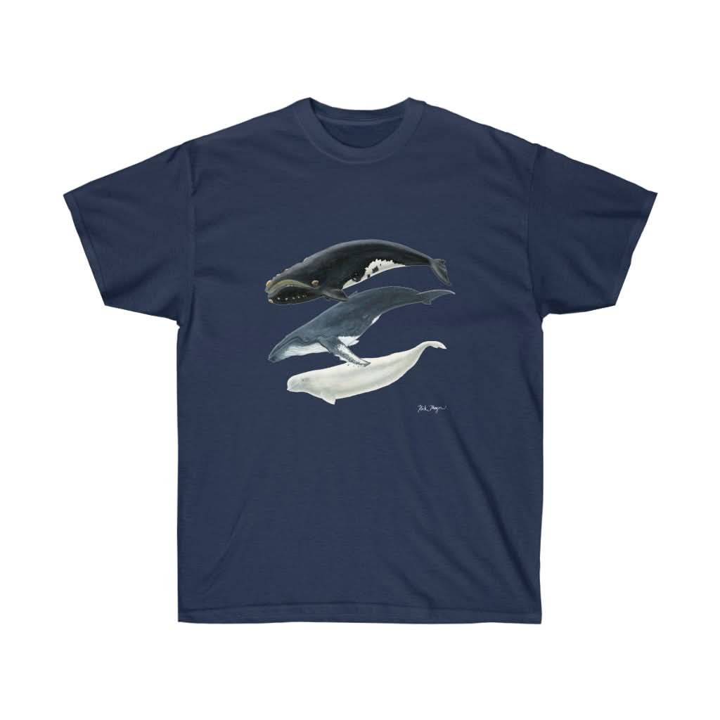 3 Whales Cotton Tee