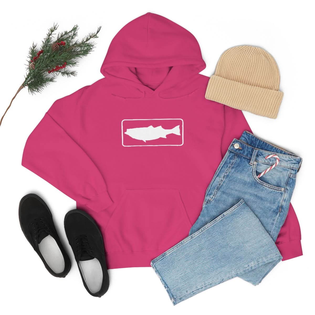 3 Stripers Warm Hoodie