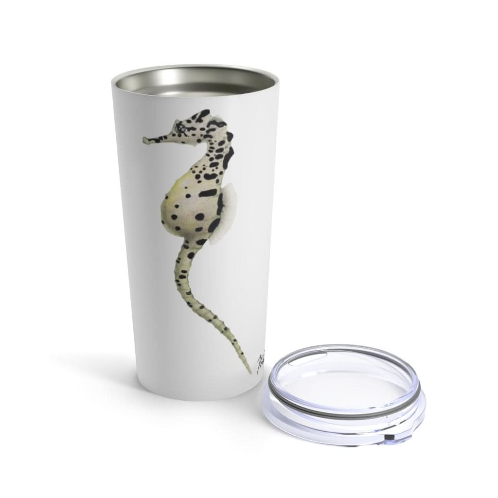 Pot Bellied Seahorse, 20 oz Steel Tumbler