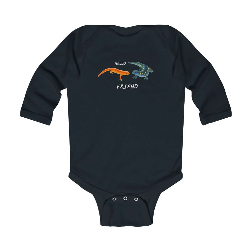 Hello Friend Infant Long Sleeve Bodysuit