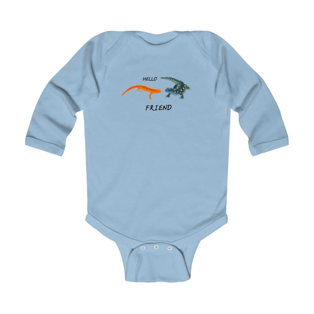 Hello Friend Infant Long Sleeve Bodysuit
