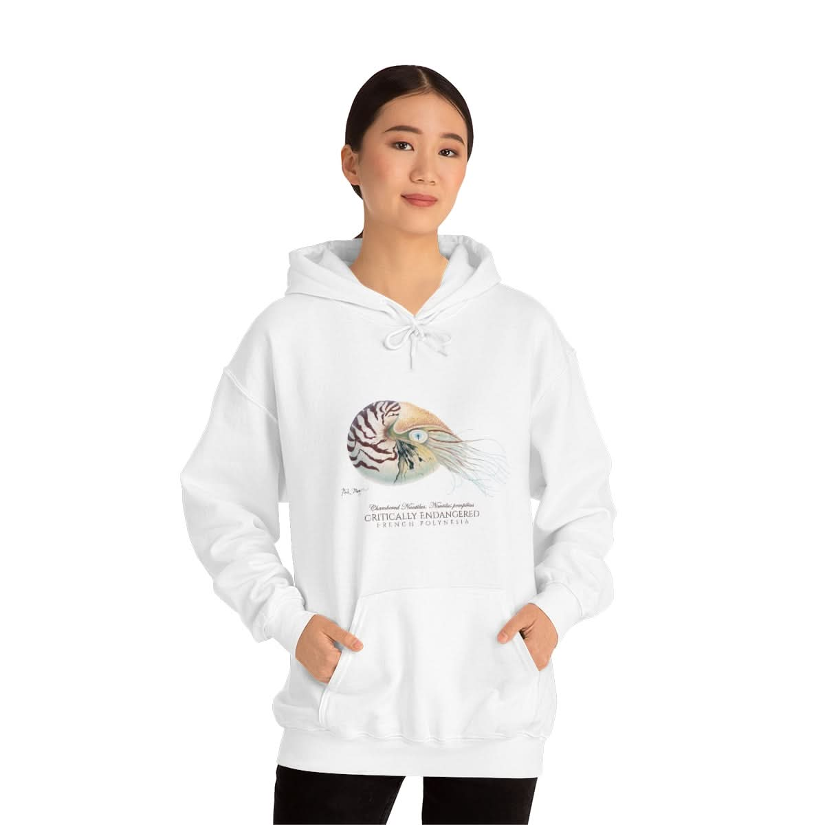 Endangered Chambered Nautilus Warm Hoodie