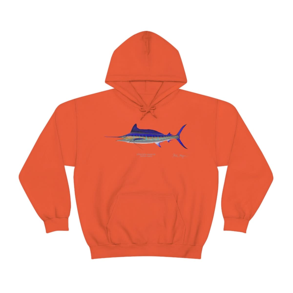 Striped Marlin Warm Hoodie