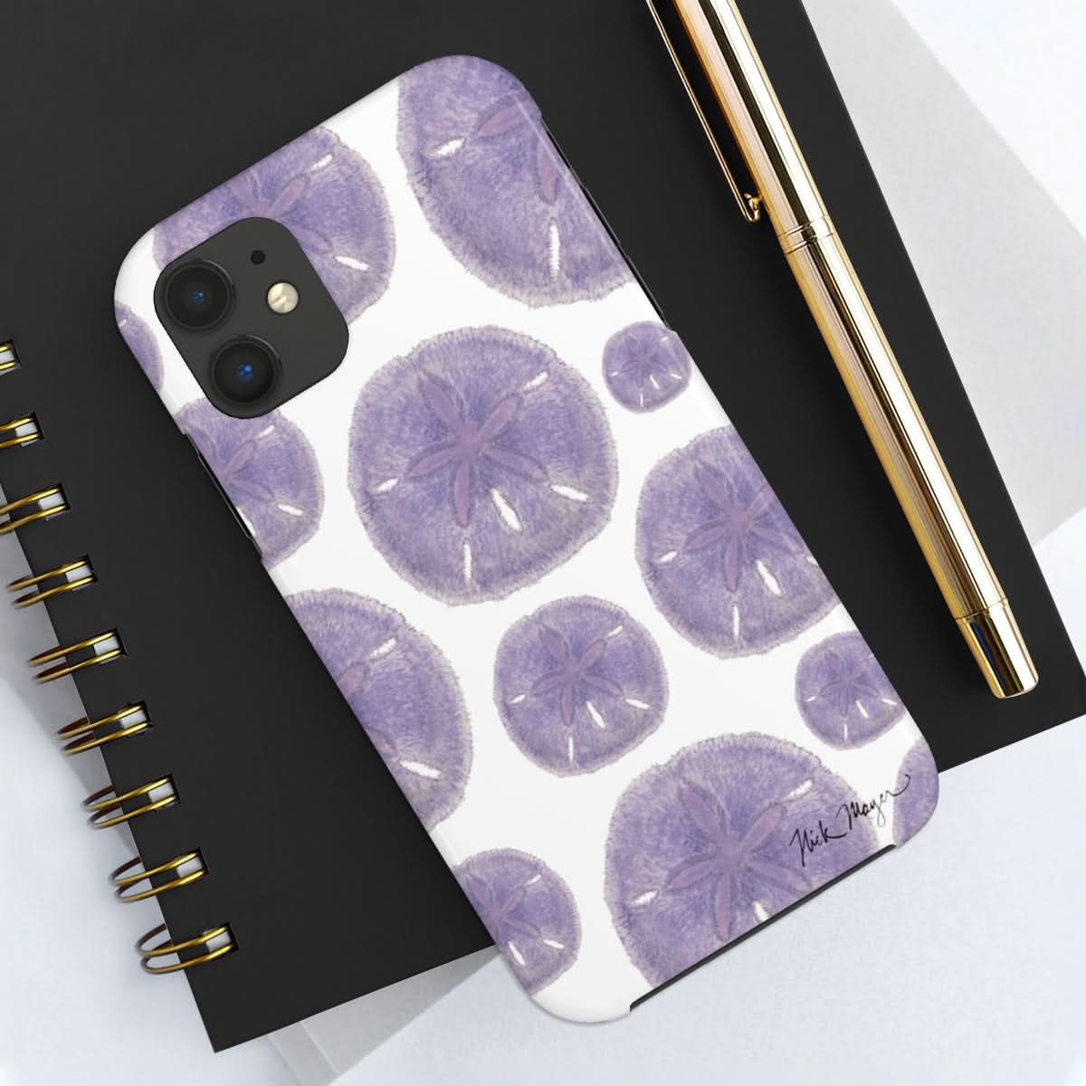 Purple Sand Dollars Phone Case (iPhone)