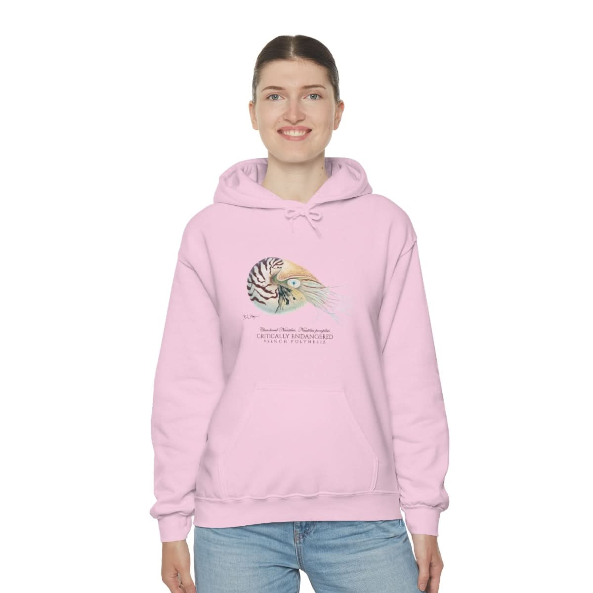 Endangered Chambered Nautilus Warm Hoodie