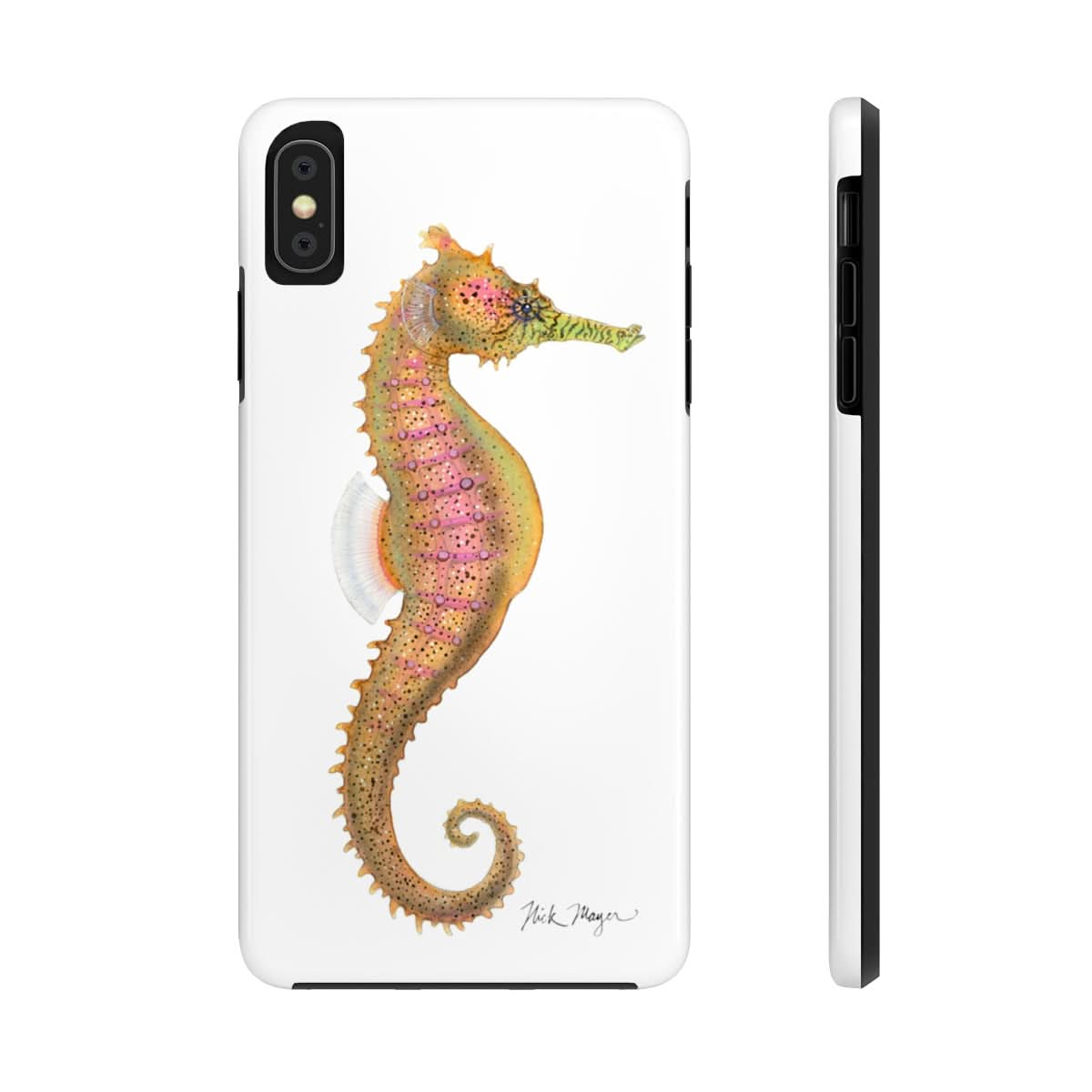 Pink Seahorse Phone Case (iPhone)