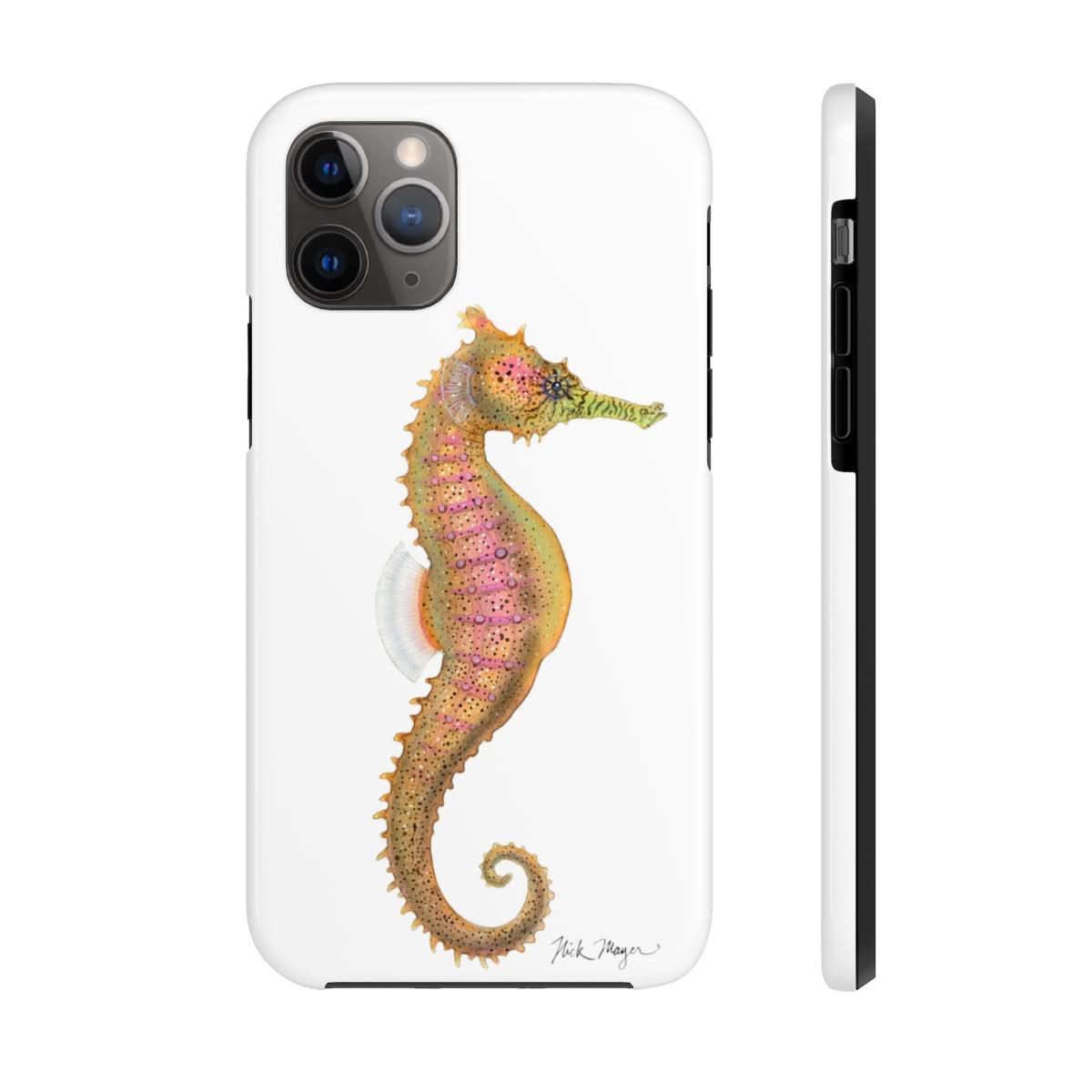 Pink Seahorse Phone Case (iPhone)