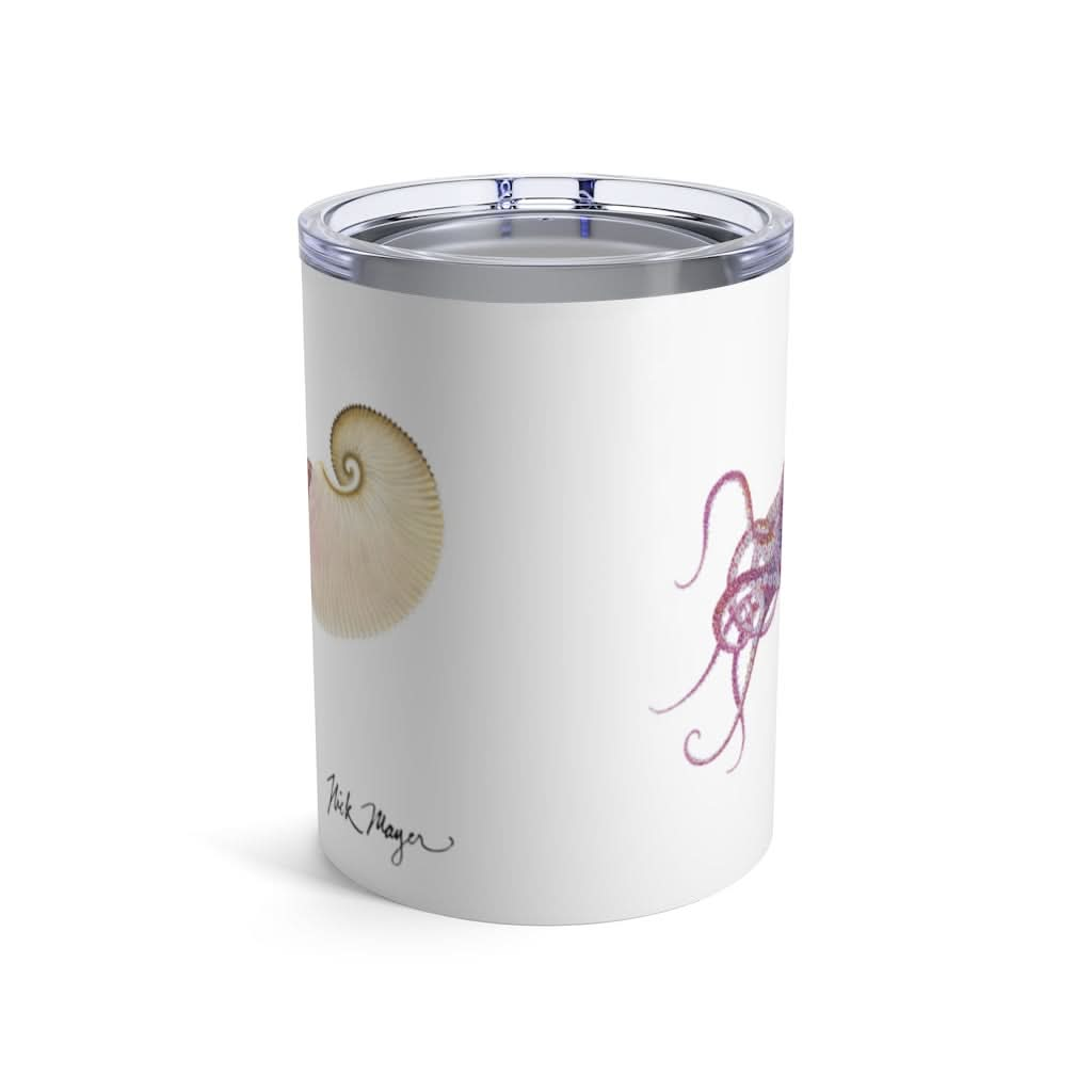 Paper Nautilus 3, 10 oz Steel Tumbler