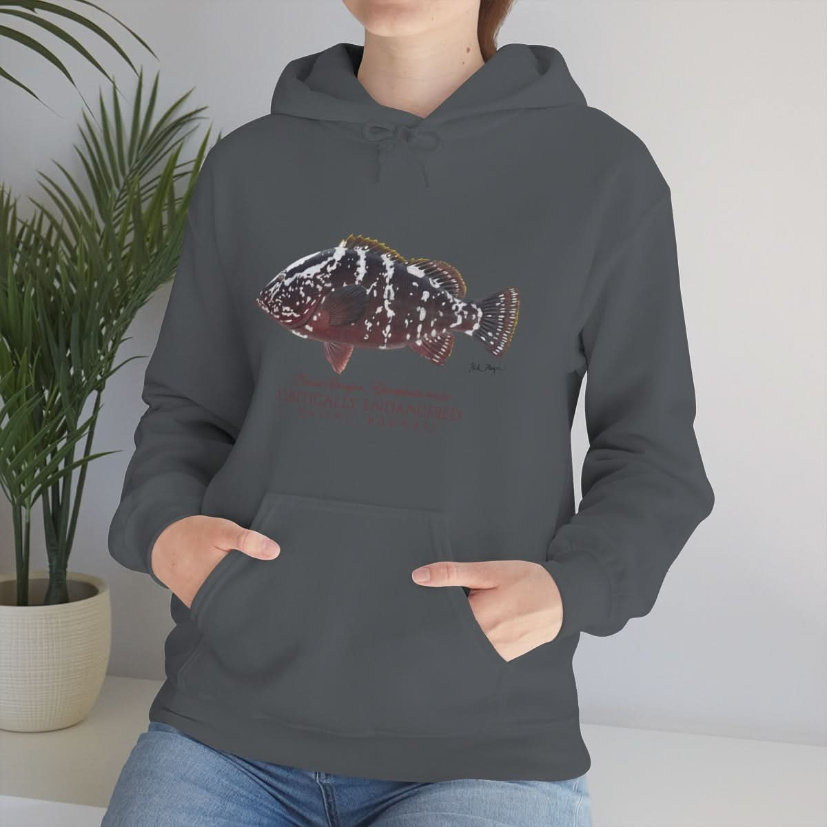 Endangered Nassau Grouper Warm Hoodie