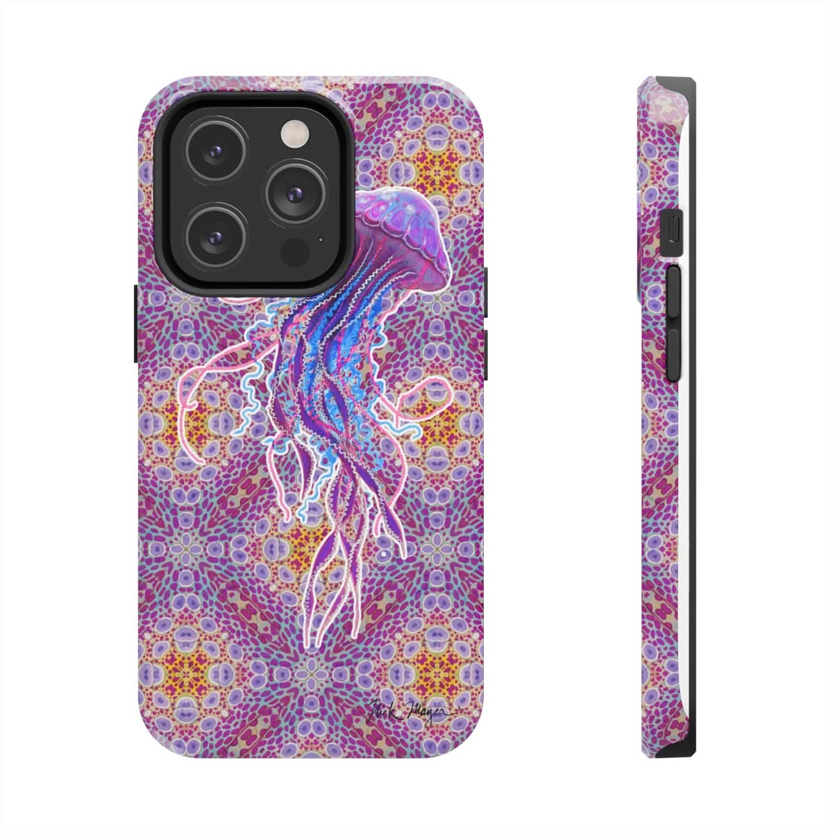 Psychedelic Jellyfish II Phone Case (iPhone)