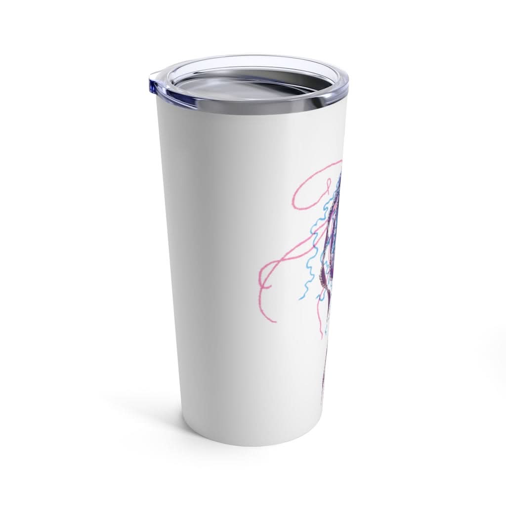Purple Jellyfish 2, 20 oz Steel Tumbler